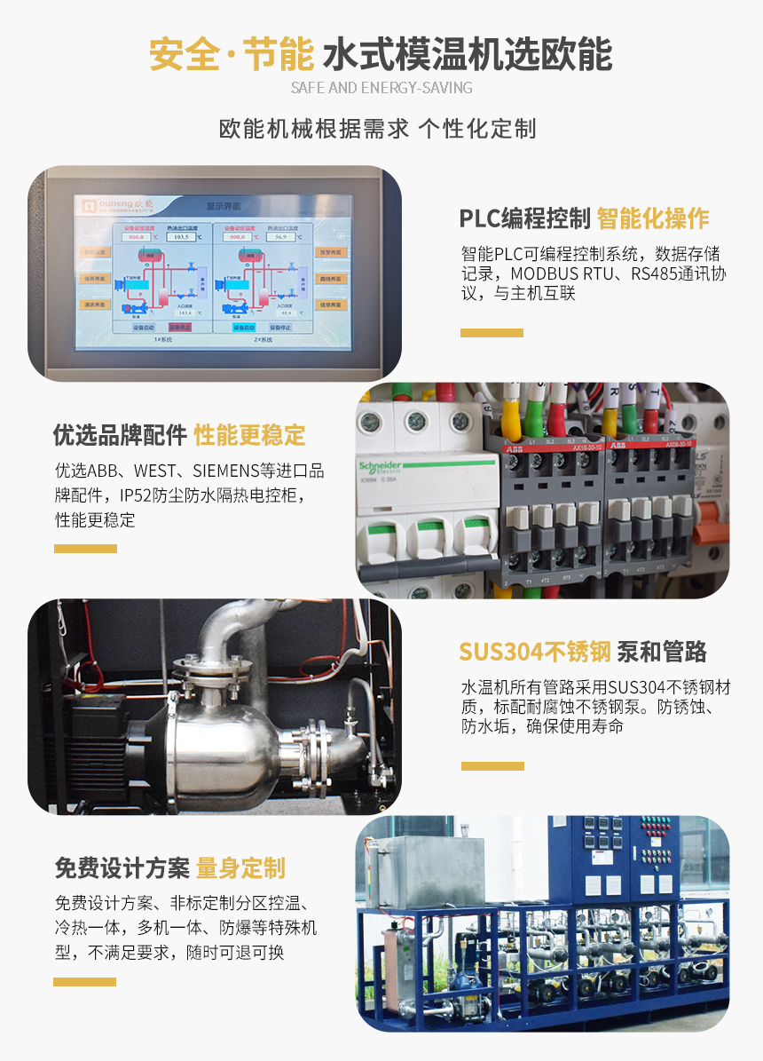 運水式模溫機產(chǎn)品特點